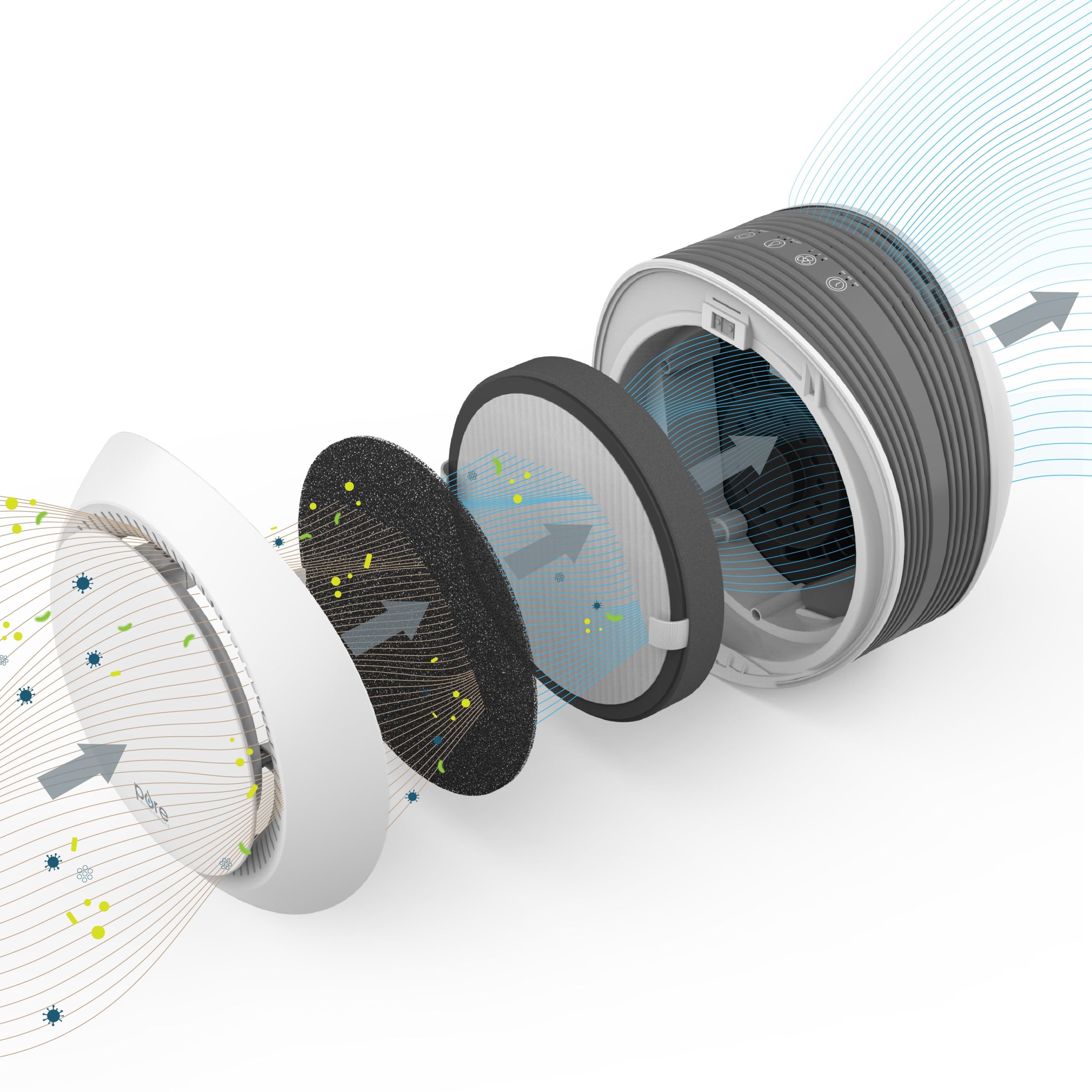 PureZone™ Halo True HEPA Air Purifier - Image 8