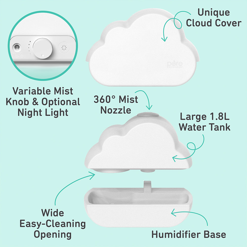 PureBaby® Cloud Ultrasonic Cool Mist Humidifier - Image 5