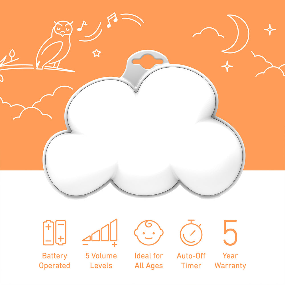 PureBaby® Cloud Portable Sound Machine and Night Light - Image 3