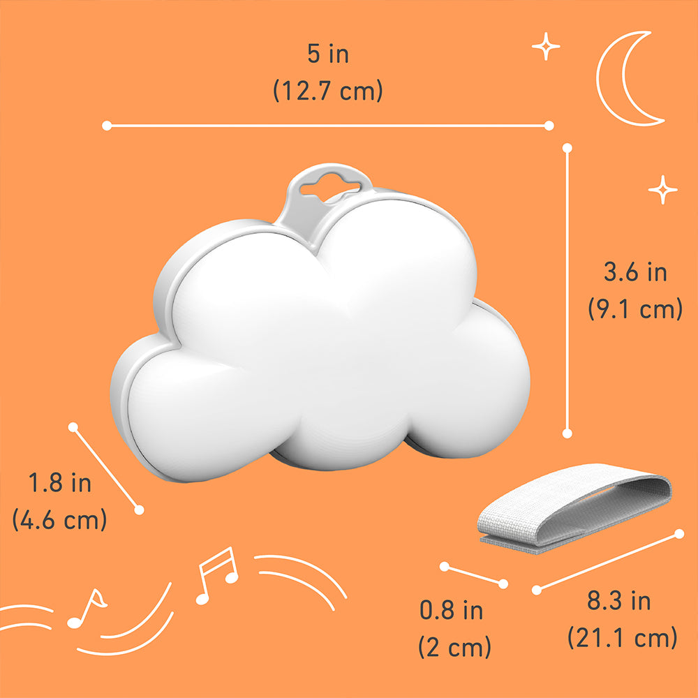 PureBaby® Cloud Portable Sound Machine and Night Light - Image 7