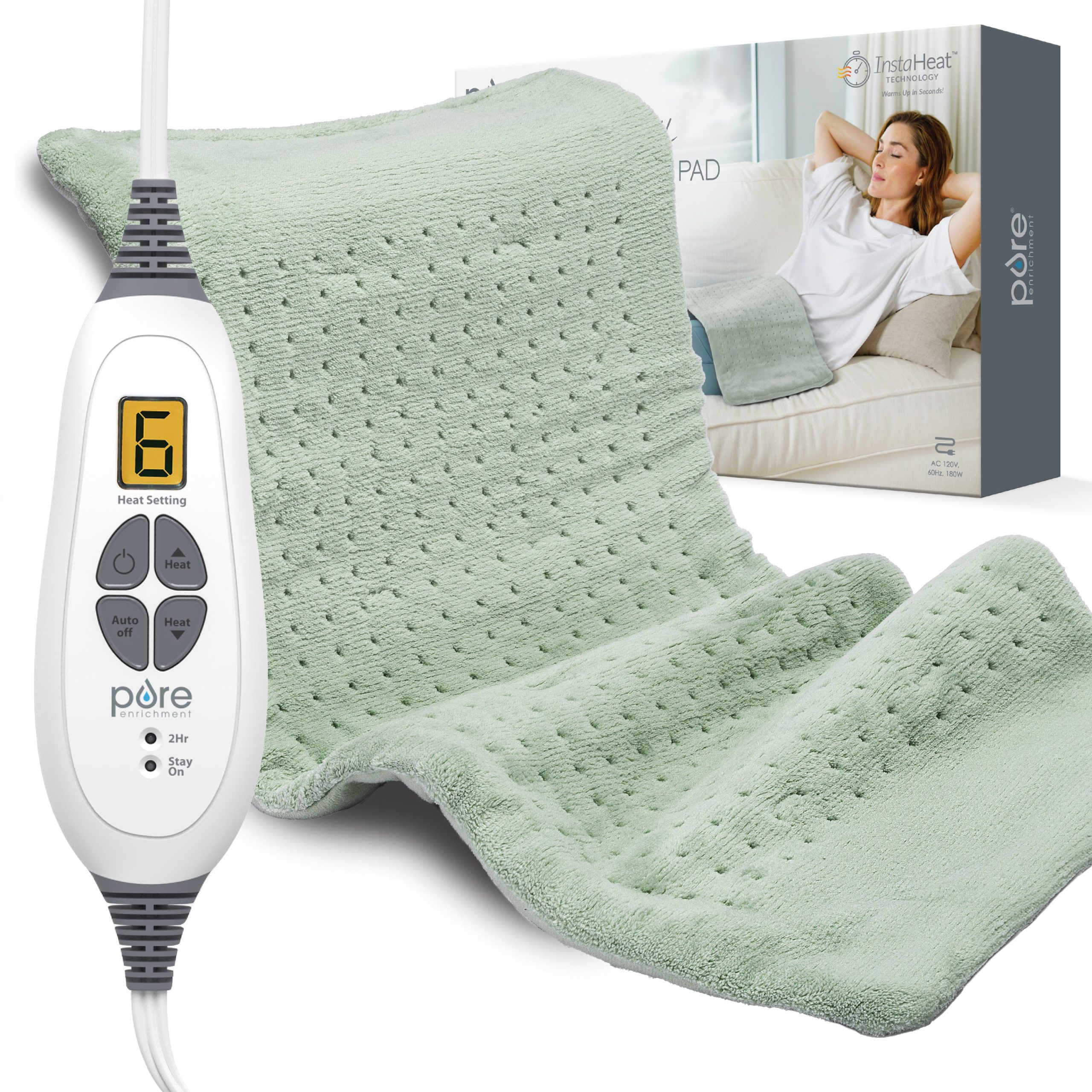 PureRelief XL Electric Heating Pad - Image 10
