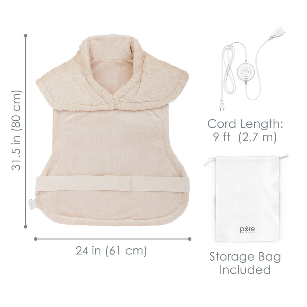 PureRadiance™ Back & Neck Luxury Heating Pad - Golden Sands - Image 7