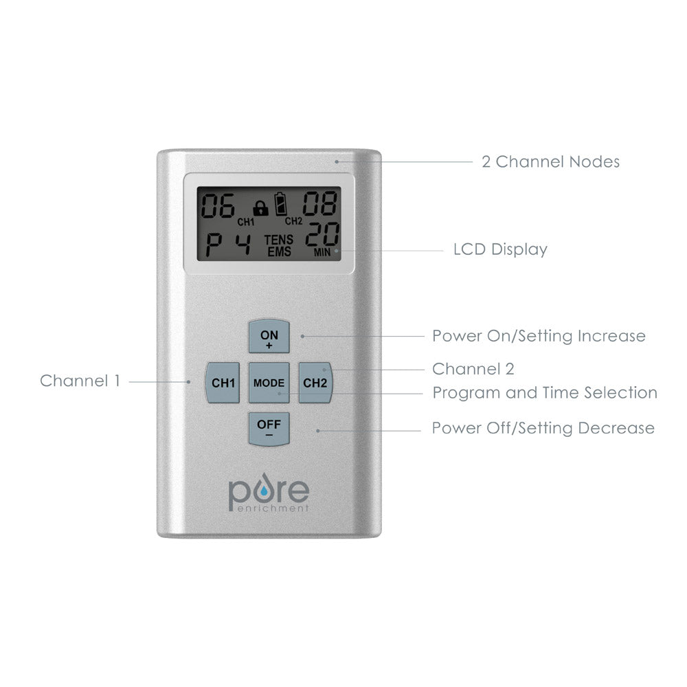 PurePulse™ Pro Advanced TENS Electronic Pulse Stimulator - Image 5