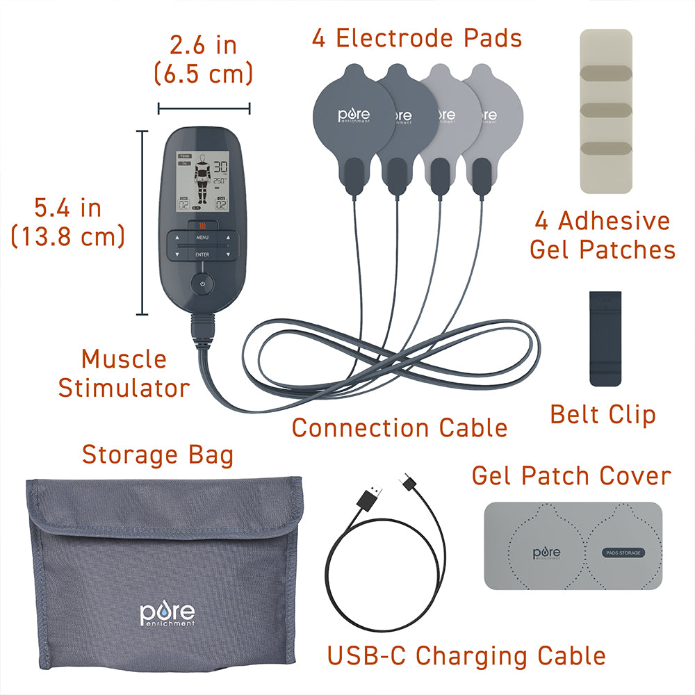PurePulse™ Trio TENS & EMS Muscle Stimulator + Heat - Image 7